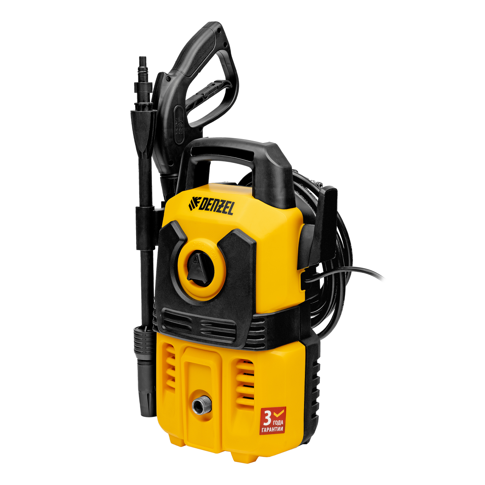 Моечная машина высокого давления R-110, 1400 Вт, 110 бар, 320 л/ч// Denzel (58258)