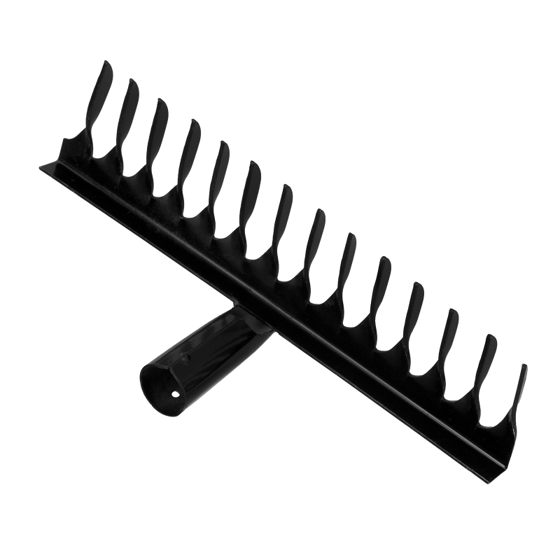 Грабли стальные, 300 мм, 14 витых зубьев, без черенка, Сибртех (61765)