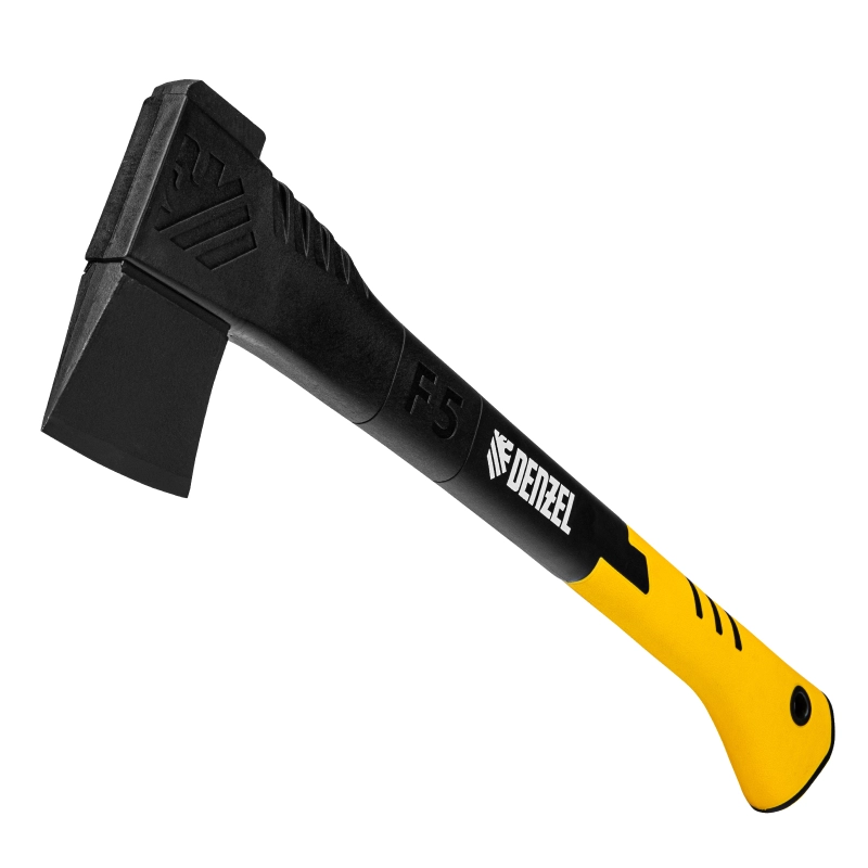 Топор-колун, F5, 1100 гр, двухкомпонентная рукоятка, 500 мм// Denzel (21432)