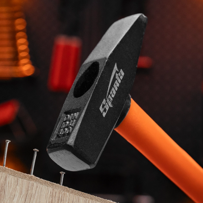 Молоток слесарный, 400 г, фибергласовая обрезиненная рукоятка Sparta (10374)