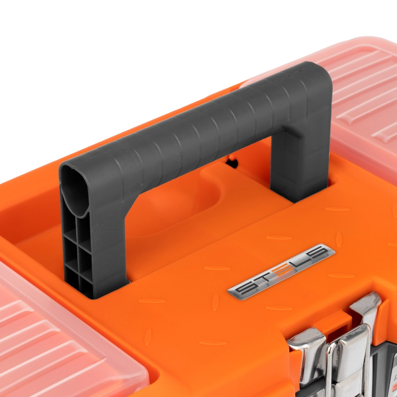 Ящик для инструмента с мет. замками 16", 410х210x175 мм Stels (90746)