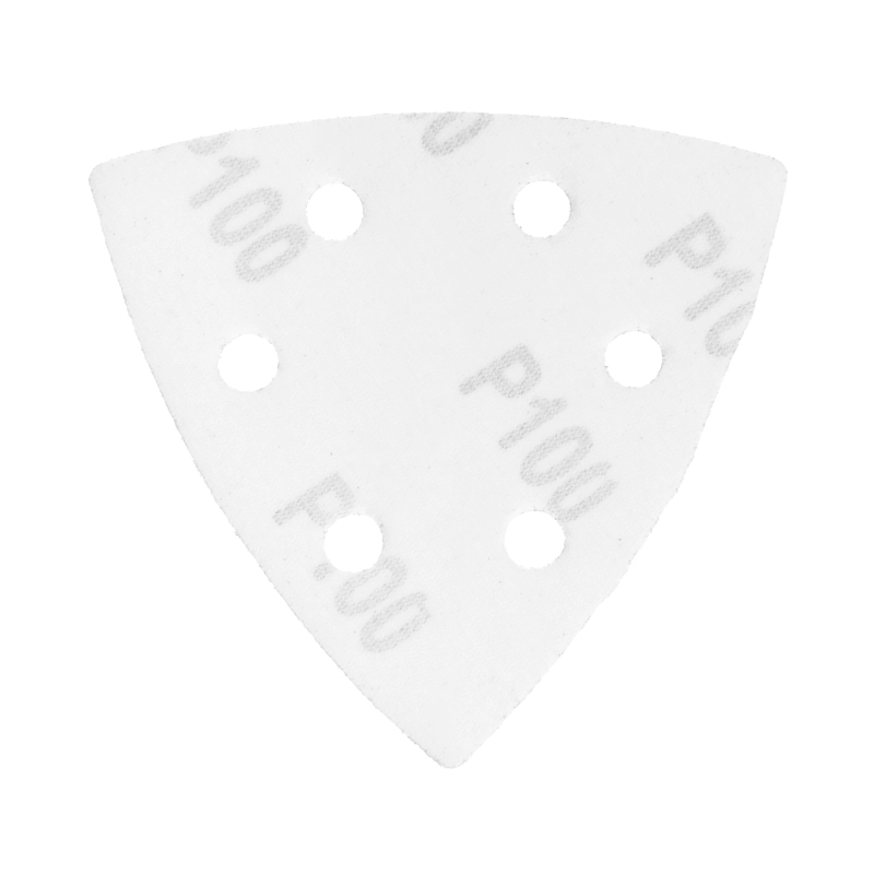 Треугольник абразивный на ворсовой подложке под "липучку", перфорированный, P 100, 93 мм, 5 шт Matrix (73861)