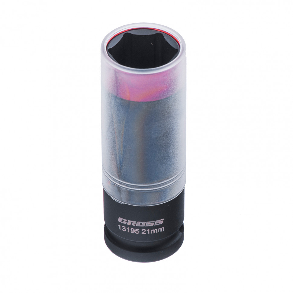 Головка ударная шестигранная для колесных дисков, 21 мм, 1/2, CrMo Gross (13195)