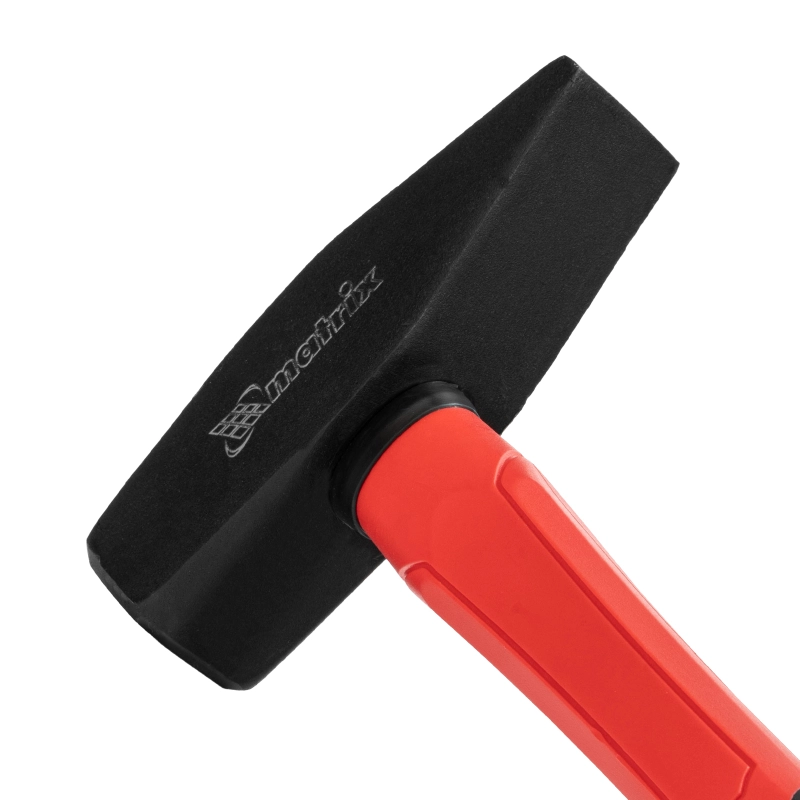 Молоток слесарный optimal, 1000 г, фибергласовая обрезиненная рукоятка, квадратный боек Matrix (10383)