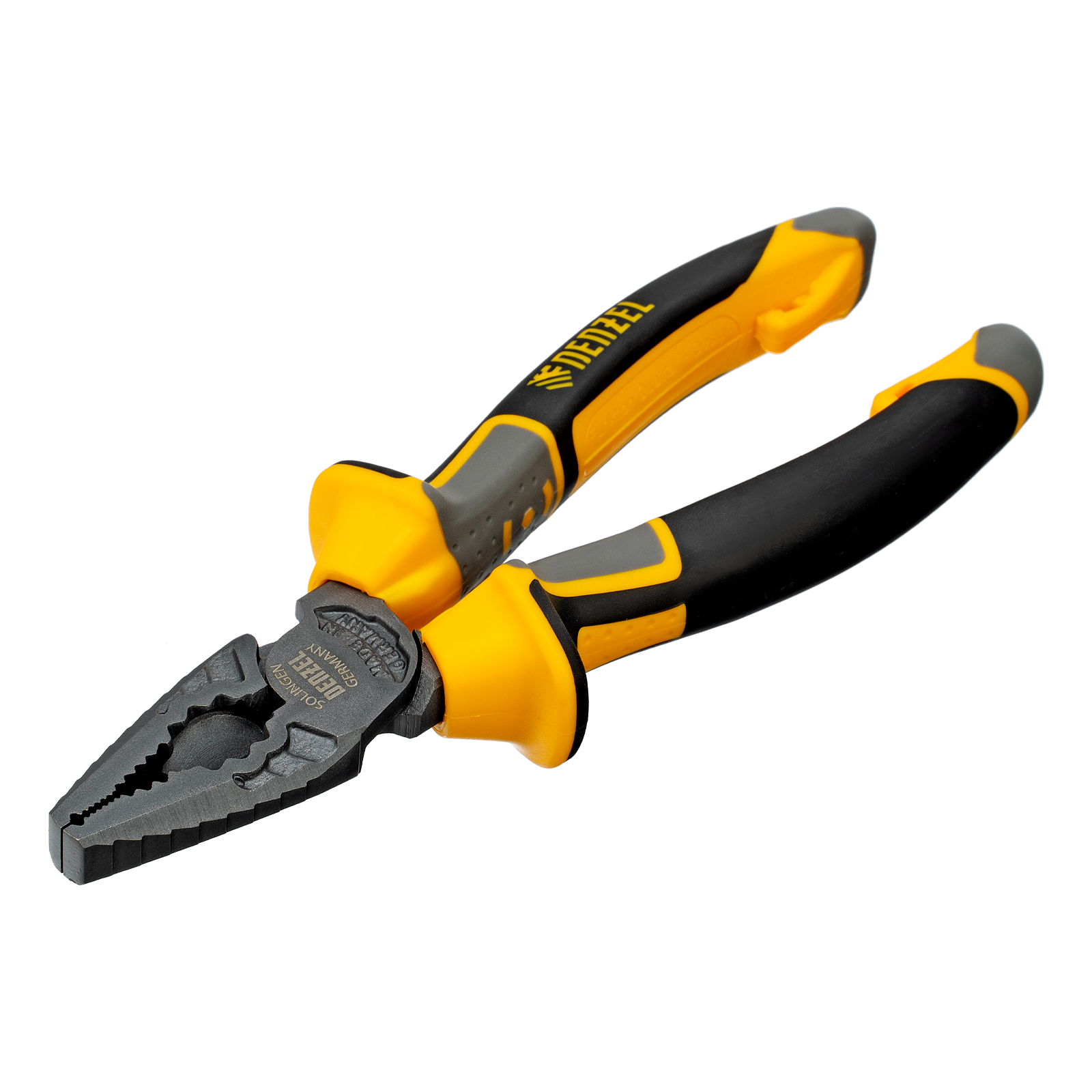Плоскогубцы комбинированные 165 мм, трехкомпонентные рукоятки Denzel (17080)