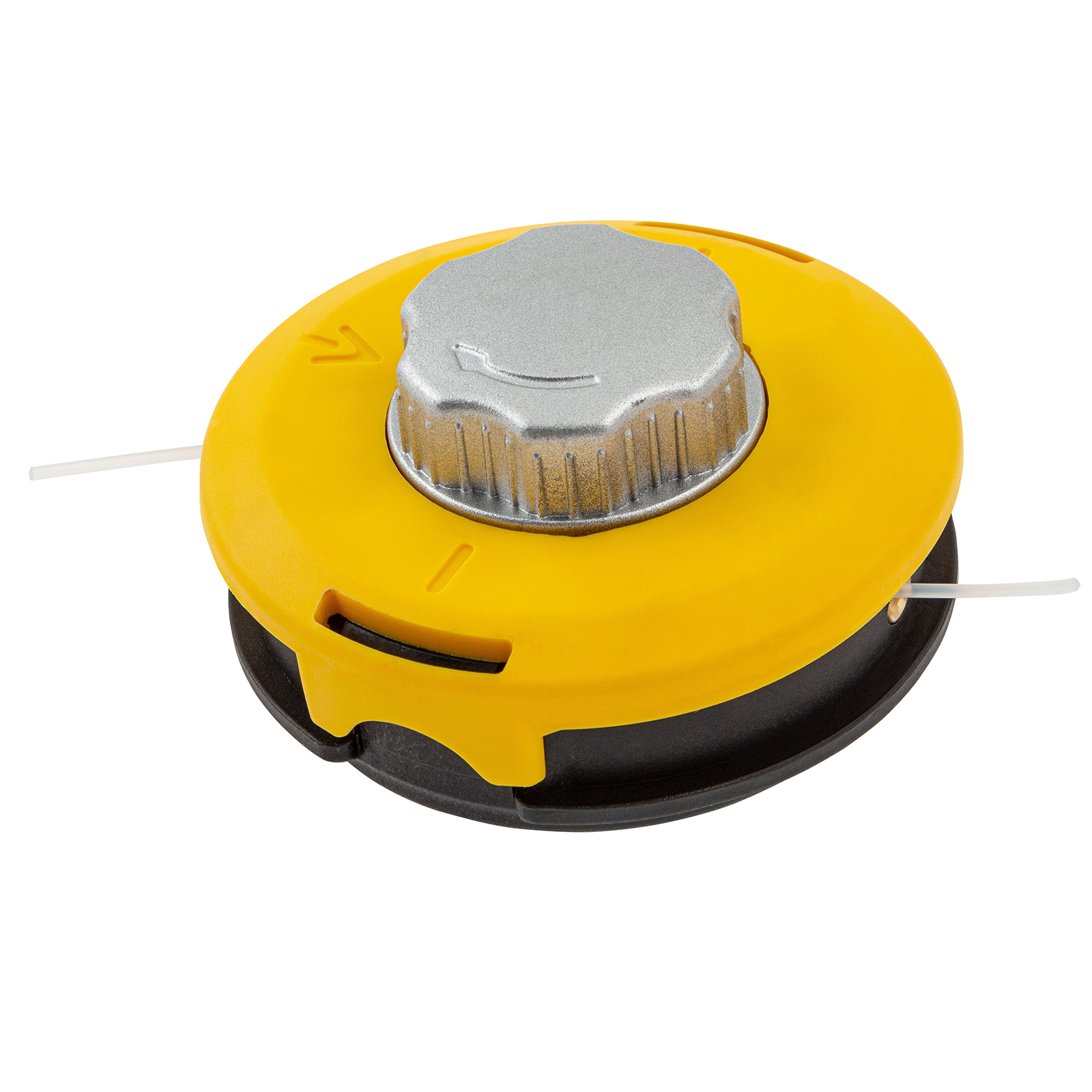 Катушка для мотокосы, полуавтомат.,легкая загрузка лески, гайка M10x1,25, алюм.кнопка Kronwerk (96355)