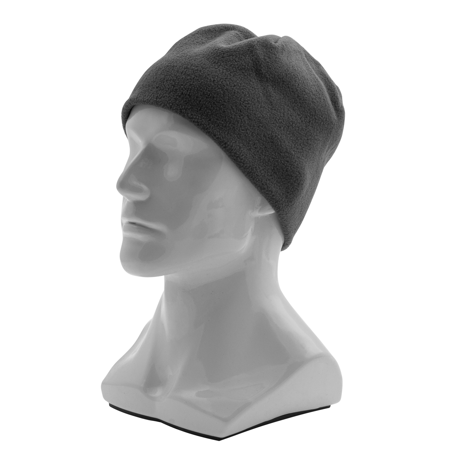 Шапка из флиса для взрослых, размер 58-59, серая Сибртех (68814)