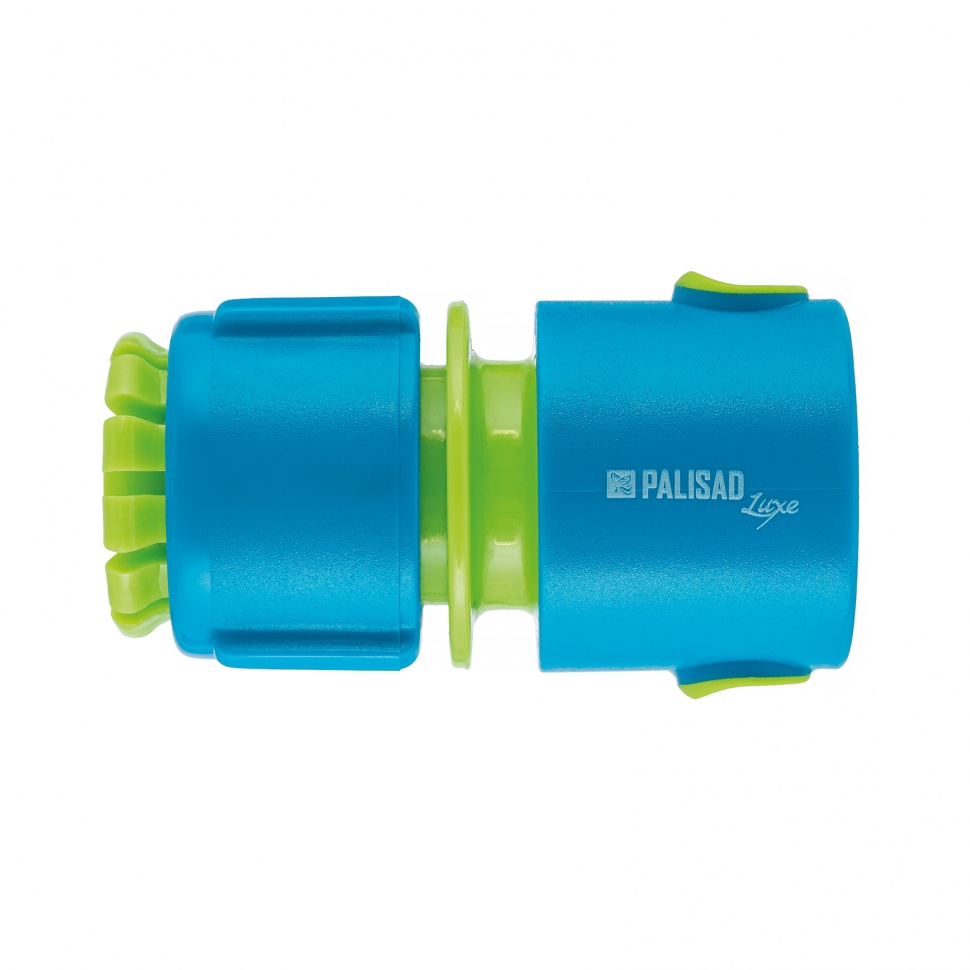 Соединитель пластмассовый, быстросъемный для шланга 1/2, Luxe Palisad (66471)