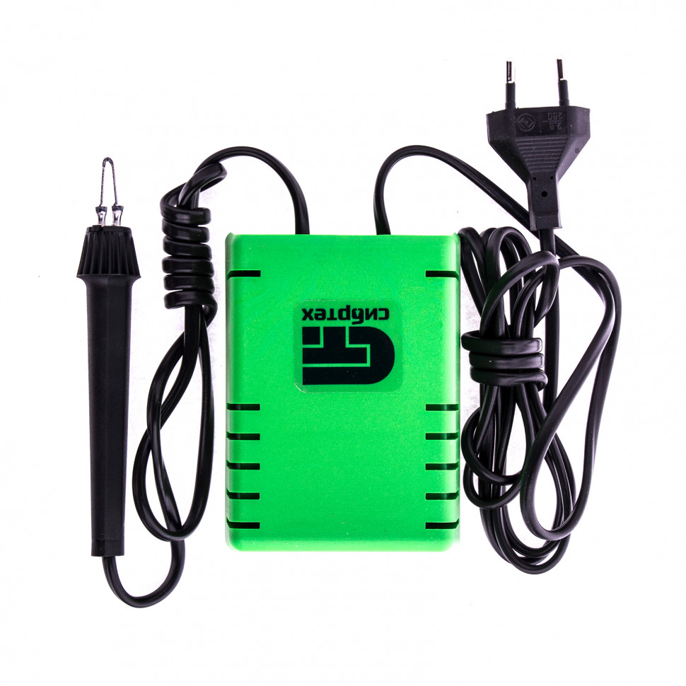 Электроприбор для выжигания по дереву "Ажур" с подставкой, 2 проекции в комплекте Сибртех (91305)