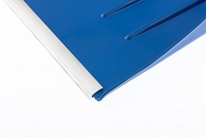 Лопата для уборки снега пластиковая, синяя, 400 х 420 мм, без черенка, Сибртех (616185)