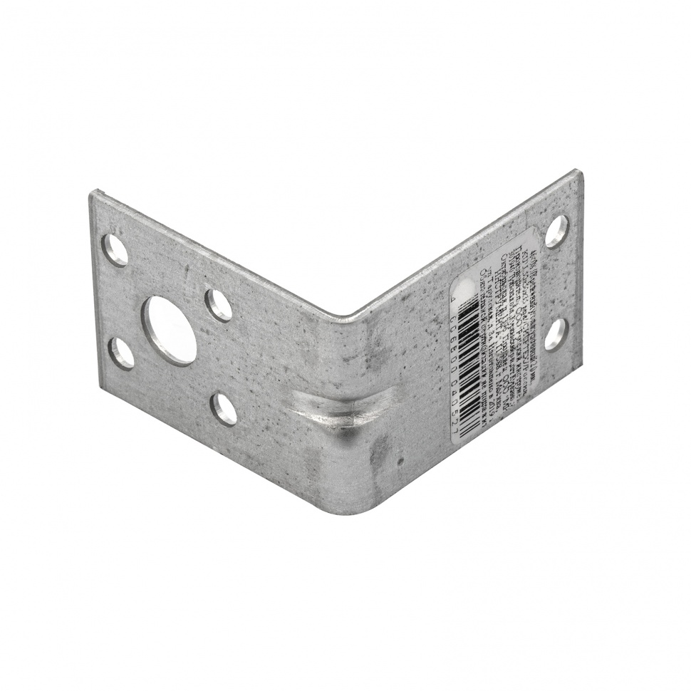 Крепежный уголок усиленный 1.7 мм, KUU 50 x 50 x 35 мм Сибртех (46408)