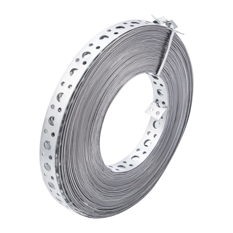 Лента перфорированная, вентиляционная, прямая, 1 мм, LP V, 2 см х 25 м, цинк Сибртех (46551)