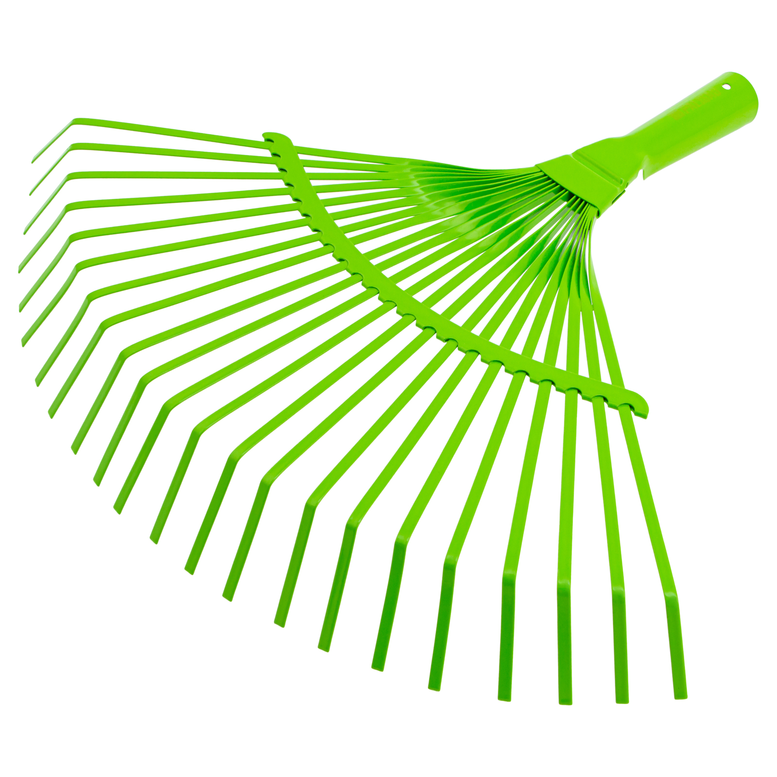 Грабли веерные стальные, 425 мм, 22 плоских зуба, эмалированные, без черенка, Palisad (617705)