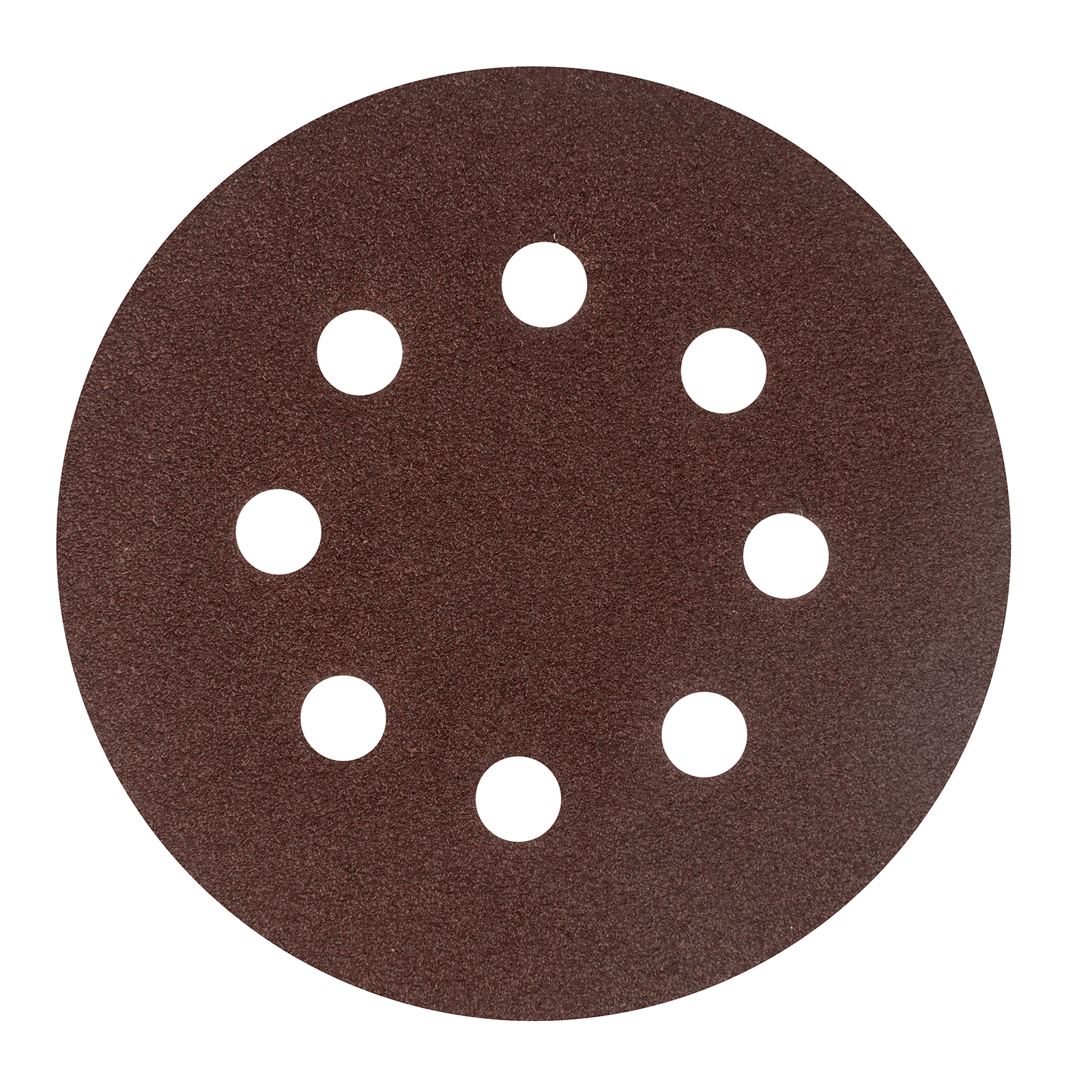 Круг абразивный на ворсовой подложке под "липучку", перфорированный, P 80, 125 мм, 5 шт Сибртех (738047)