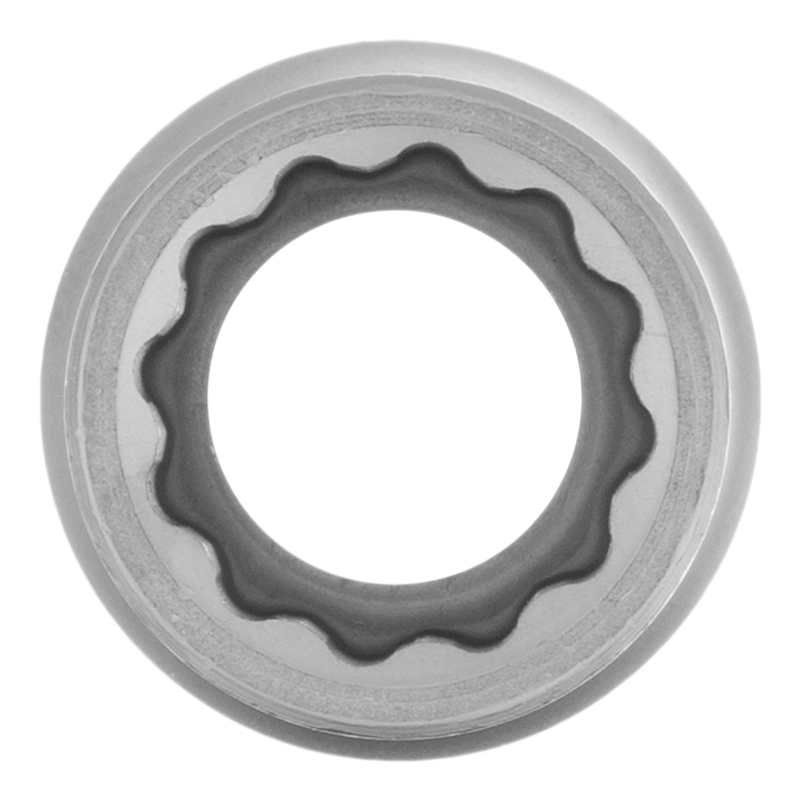 Головка торцевая, 13 мм, двенадцатигранная, CrV, под квадрат 1/2, хромированная Matrix (13686)