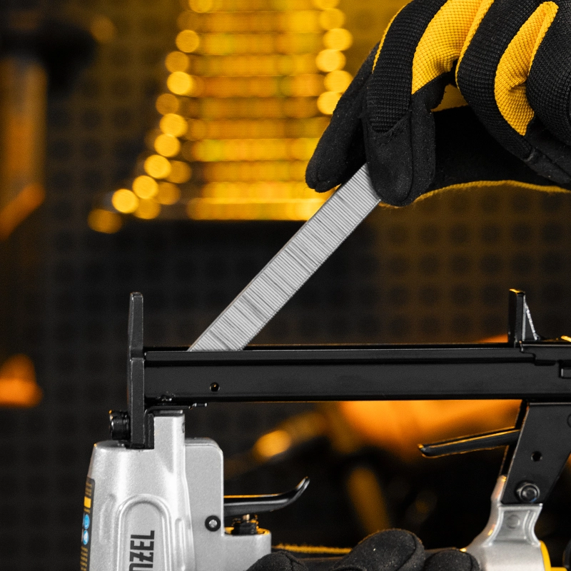 Скобы 21GA для пнев. степл., 14мм, шир. - 0,95мм, тол. - 0,6мм, шир. скобы - 12,8мм, 5000шт Denzel (57678)