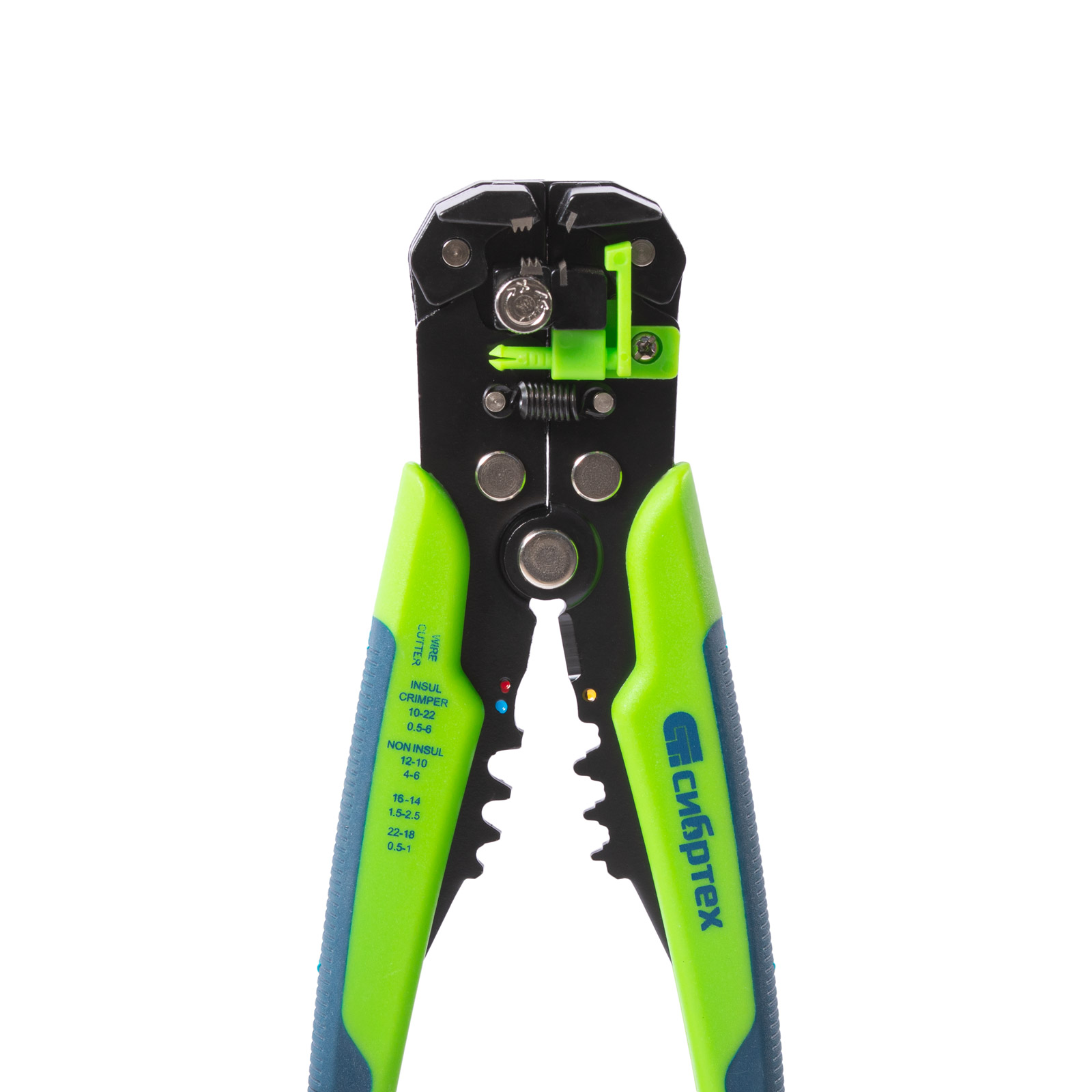 Щипцы для зачистки электропроводов, функция обрезания проводов Сибртех (17734)