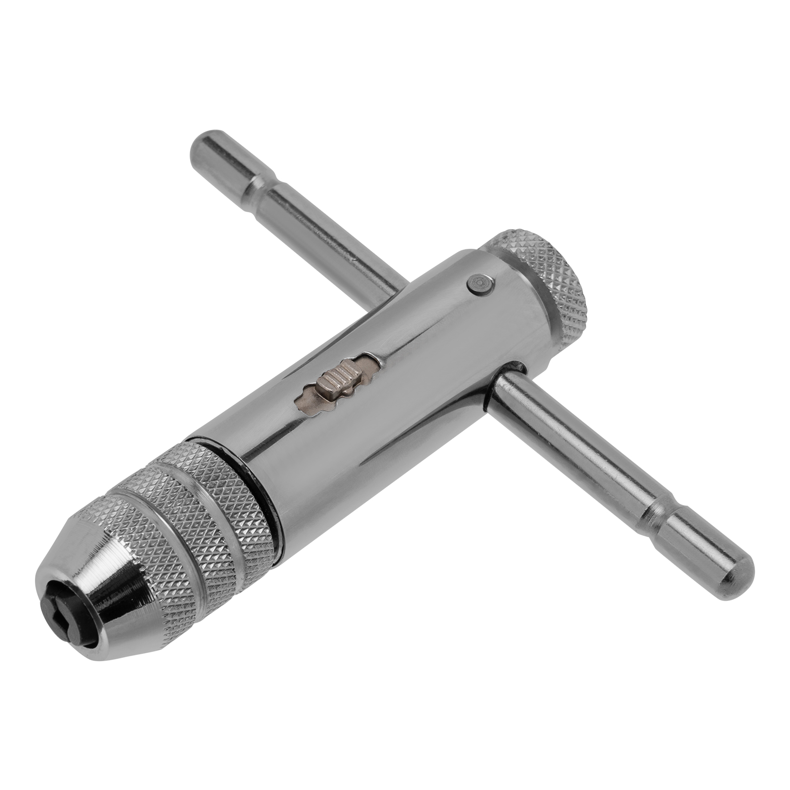 Вороток для метчиков М3-М8, хромированный, с трещоткой Matrix (76905)