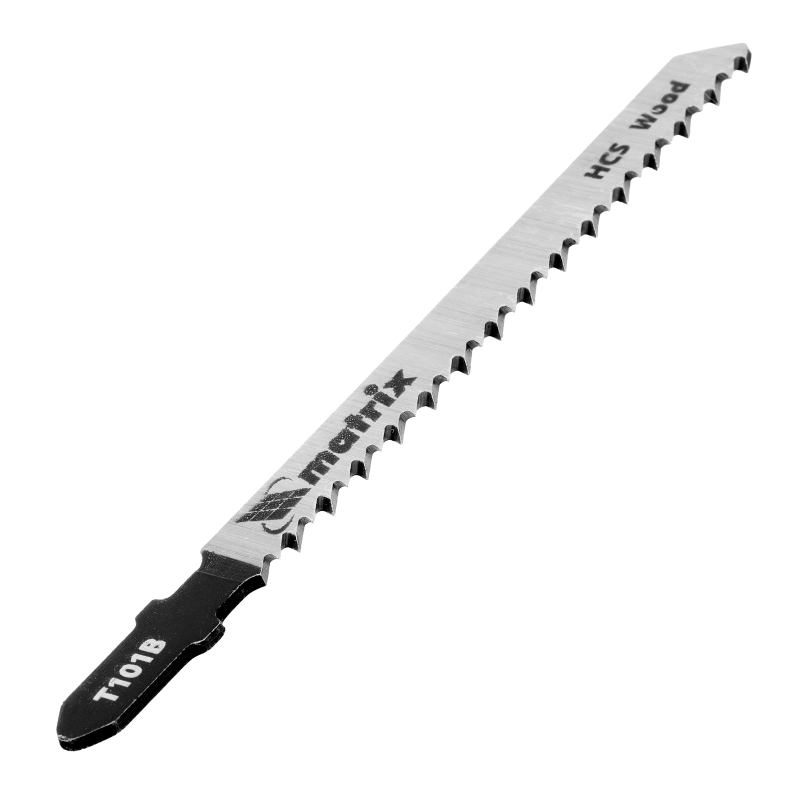 Полотна для электролобзика по дереву, 3 шт, T101B, 75 х 2.5 мм, HCS Matrix Professional (78201)
