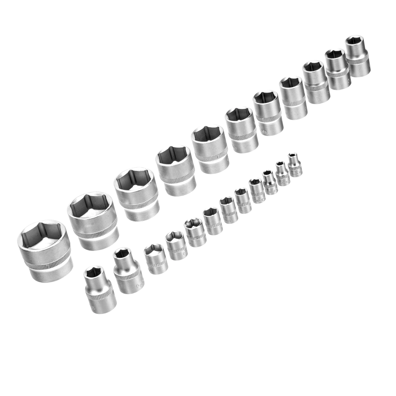 Набор инструментов, 1/2", 1/4", пластиковый кейс 76 предметов Сибртех (13394)