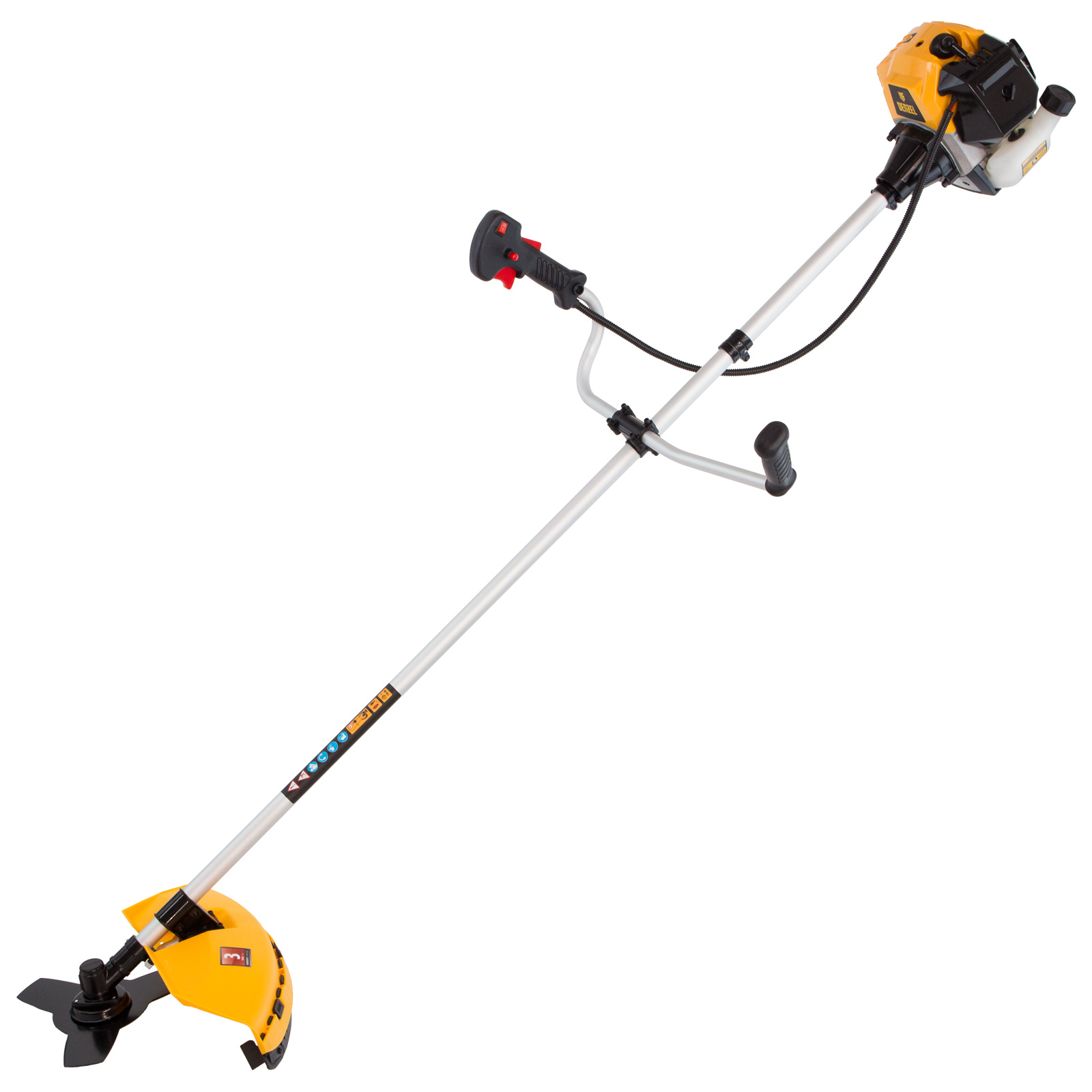 Триммер бензиновый DR-33, 33 см3, неразъемная штанга, состоит из 2 частей Denzel (96271)