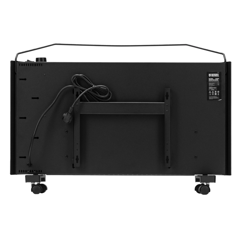 Конвектор электрический XCE-2000 B, 230 В, 2000 Вт, X-образный нагреватель Denzel (98129)