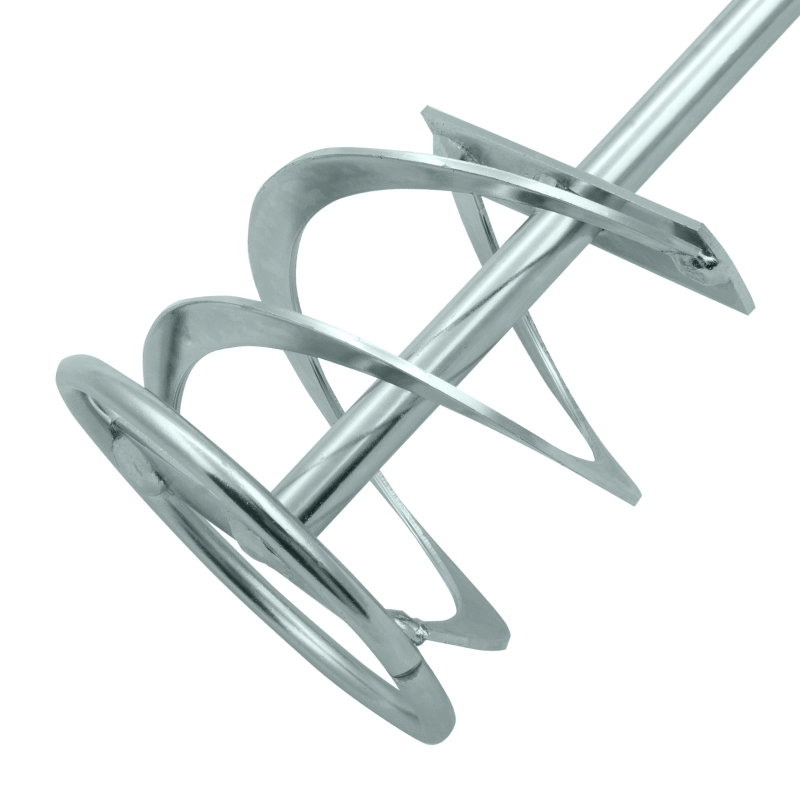 Миксер для красок и штукатурных смесей, 80 х 400 мм, оцинкованный, хвостовик SDS Plus Denzel (848827)