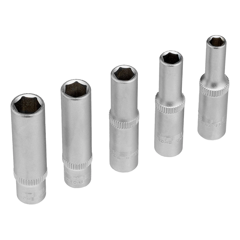 Набор инструментов, 1/2", 1/4", CrV, пластиковый кейс 76 предметов Stels (14104)
