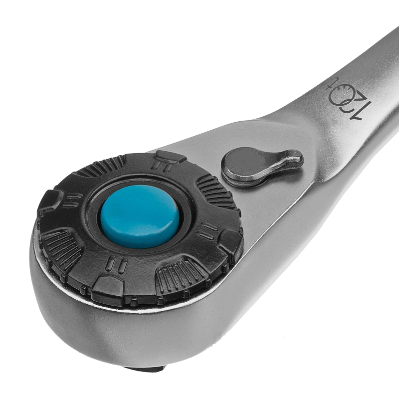 Набор торцевых головок, трещотка 120 зубьев, 1/2", 1/4", CrV, 41 предмет Gross (14143)