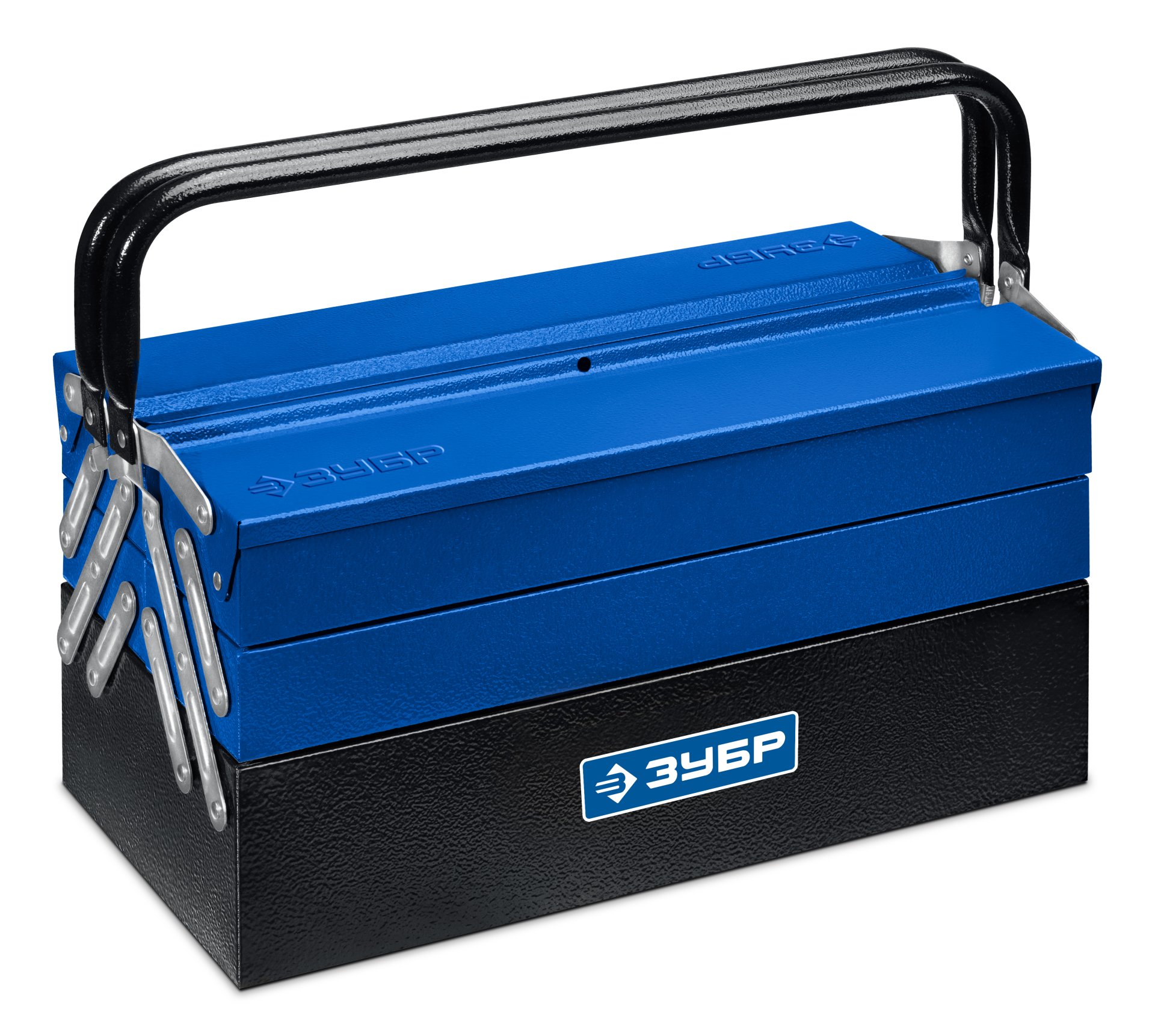 ЗУБР ЯРУС-5/17, 430 х 210 х 205 мм, (17″), Металлический раздвижной ящик для инструментов, Профессионал (38356-17)