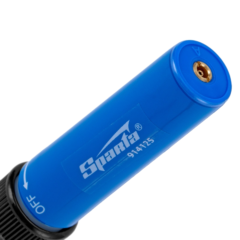 Горелка газовая, тип "Карандаш", 2 насадки для пайки, 130 мм Sparta (914125)