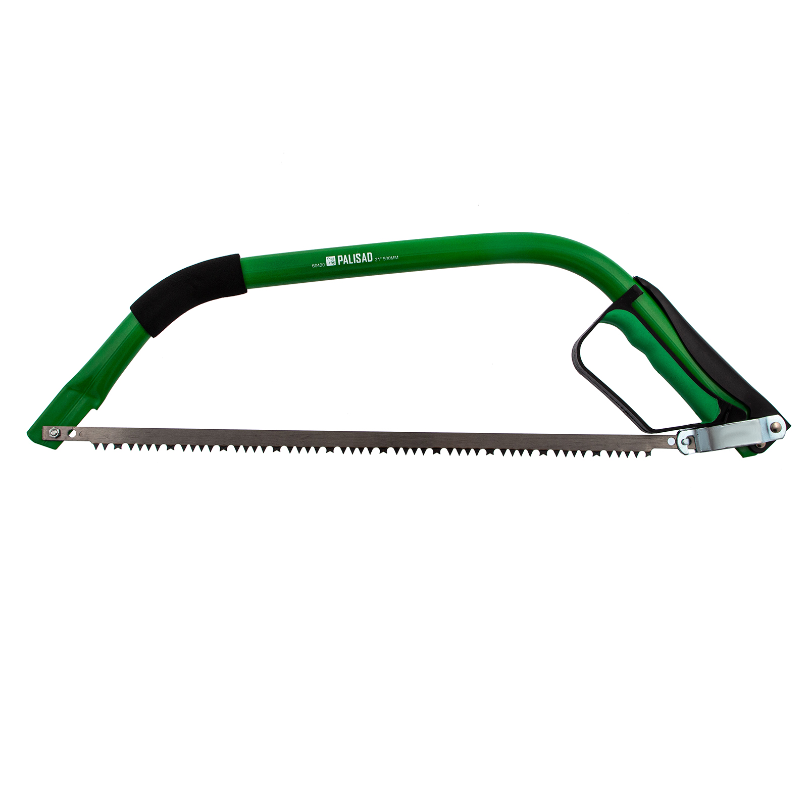 Пила лучковая, 530 мм рабочая часть, двухкомпонентная рукоятка, защитная кулиса, Palisad (60420)