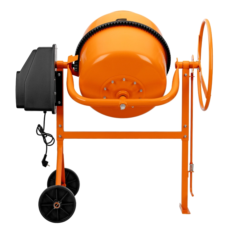 Бетоносмеситель БСЕ-120П, 120 л, 500 Вт, полиамидный венец Сибртех (95506)