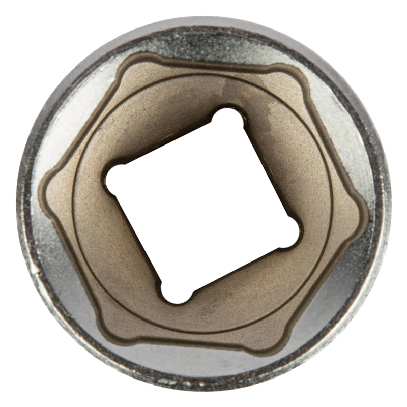 Головка торцевая, 24 мм, шестигранная, CrV, под квадрат 1/2, хромированная Matrix (13124)