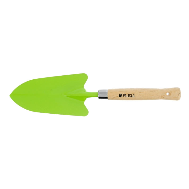 Совок посадочный узкий, 85 х 380 мм, стальной, деревянная рукоятка, Classic, Palisad (62606)