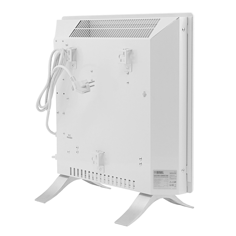 Конвектор электрический OptiPrime-1000, Wi-Fi, тачскрин, цифровой термостат, 1000 Вт Denzel (98121)