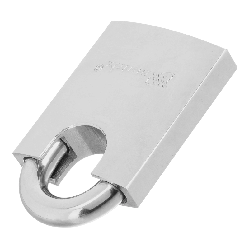 Замок навесной, защищенная дужка 60 мм Matrix (91806)