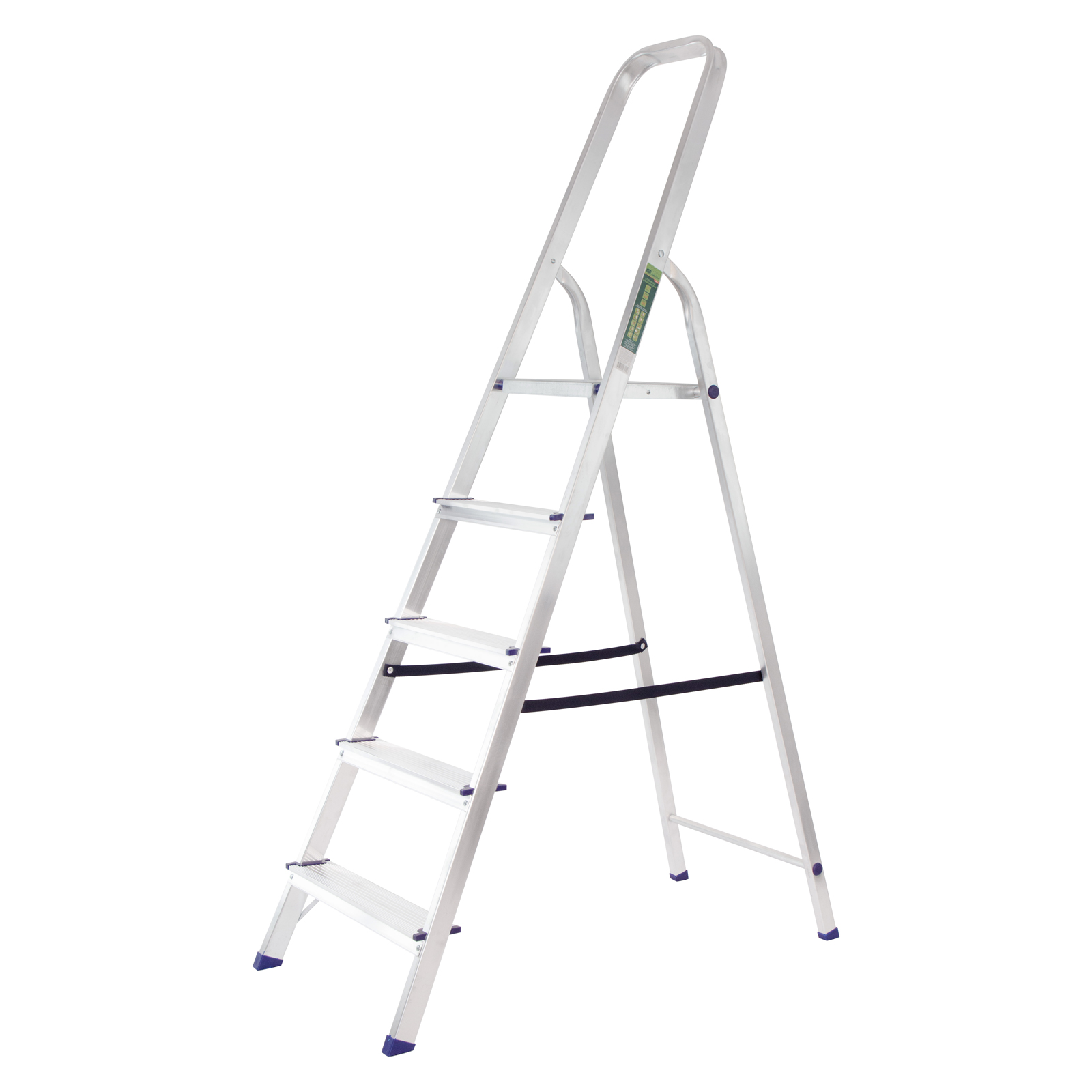 Стремянка, 5 ступеней, алюминиевая, Сибртех (97715)