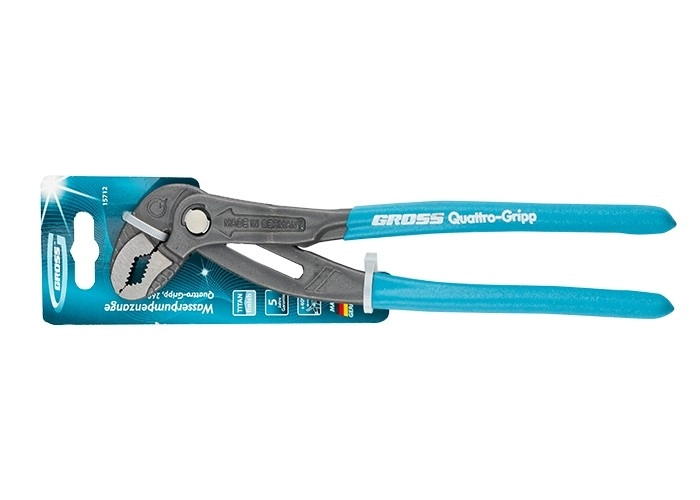 Клещи переставные Quattro-Gripp 260 мм, быстрозажимной механизм Gross (15712)