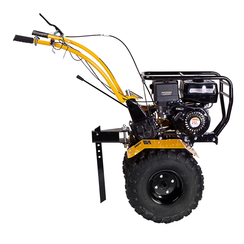 Мотоблок DPT-370-PRO, 7 л.с, ременное сцепление, ширина 90 см, глубина 35 см, фрез 3 х 4, ШОМ, передачи 4В/2Н Denzel (56404)