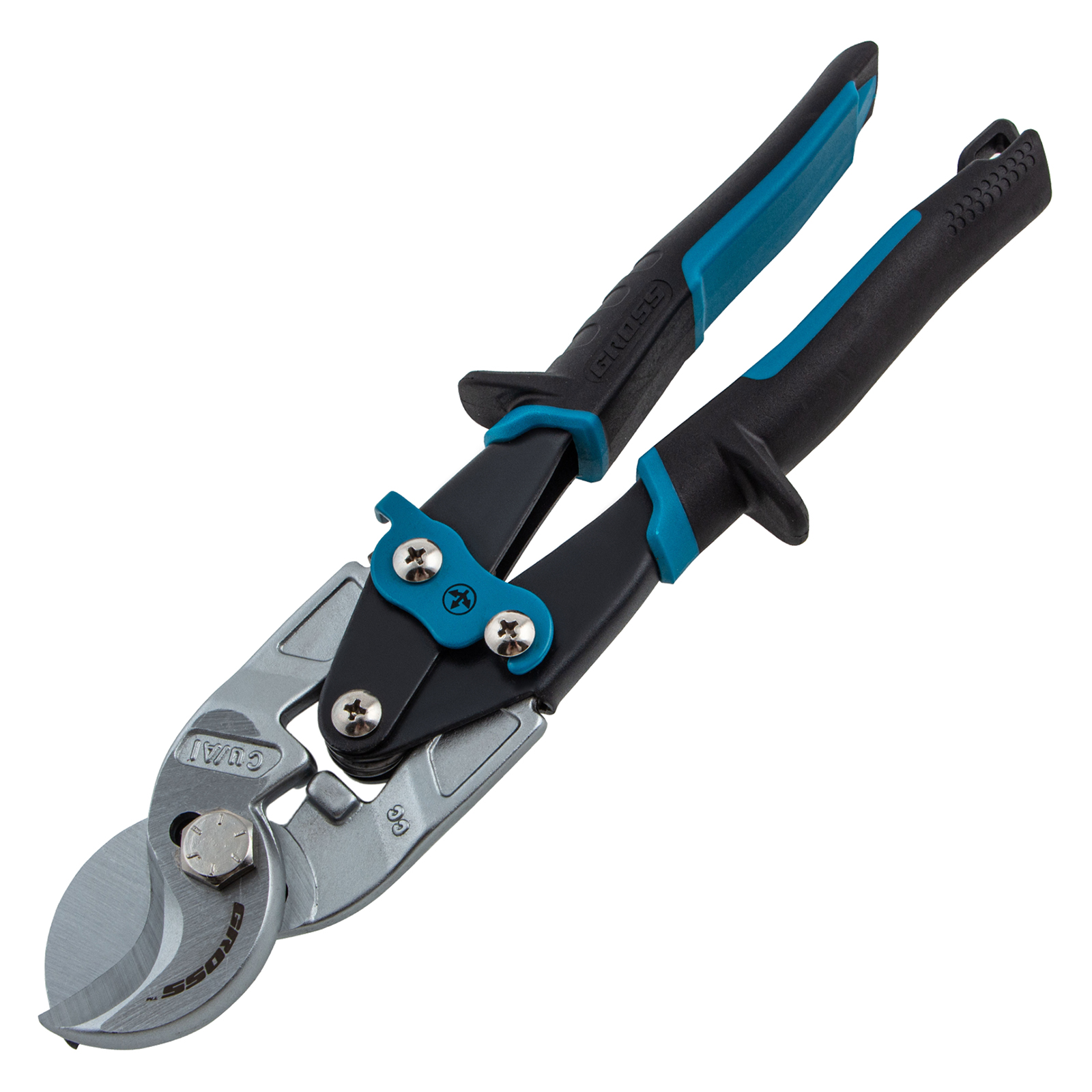 Кабелерез "Piranha", 240 мм, двухкомпонентные рукоятки, D кабеля до 14 мм, сечение 14 мм2 Gross (78450)