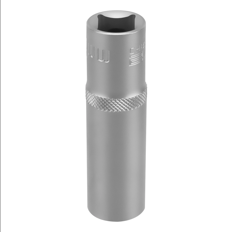 Головка торцевая удлиненная, 15 мм, шестигранная, CrV, под квадрат 1/2 Stels (13848)