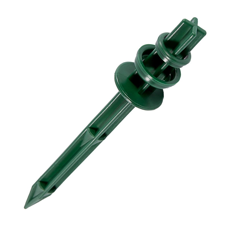 Колышек 20 см, с кольцом для крепления пленки, 10 шт в упаковке, зеленый Palisad (64433)