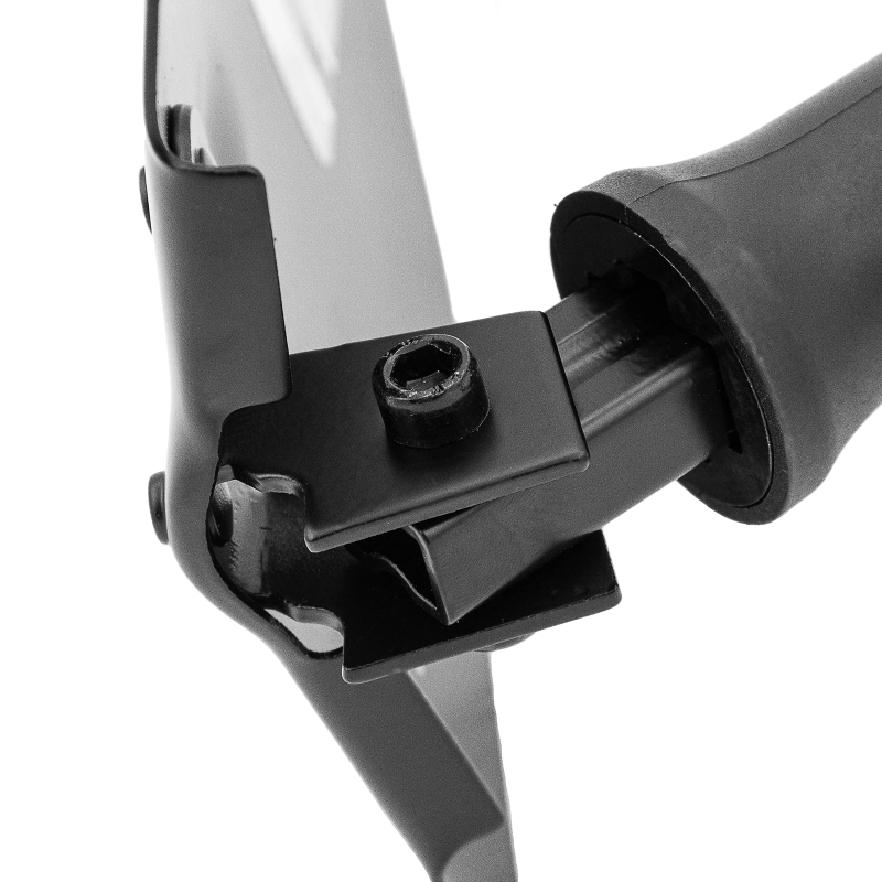 Лопата походная, 150х205х253 - 590 мм, пластик. рукоятка, складная в чехле, Stels (61462)