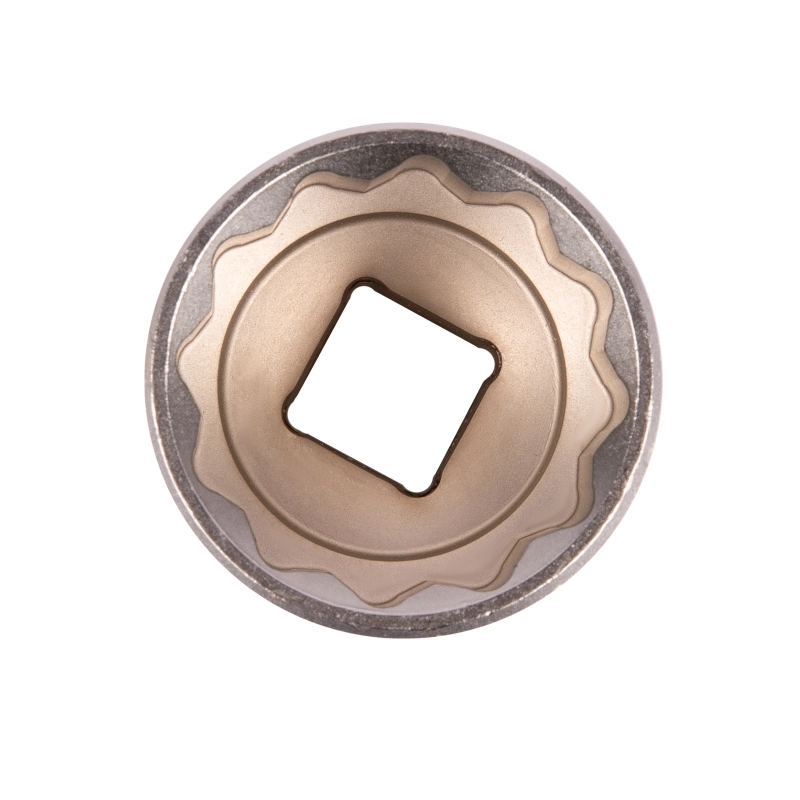 Головка торцевая, 30 мм, двенадцатигранная, CrV, под квадрат 1/2, хромированная Matrix (13697)