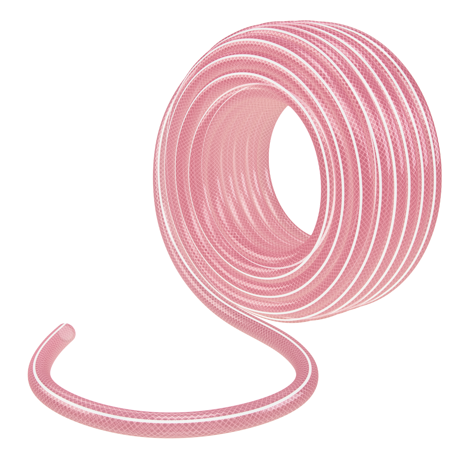 Шланг эластичный 3/4", 50 м, прозрачный розовый Palisad (67676)