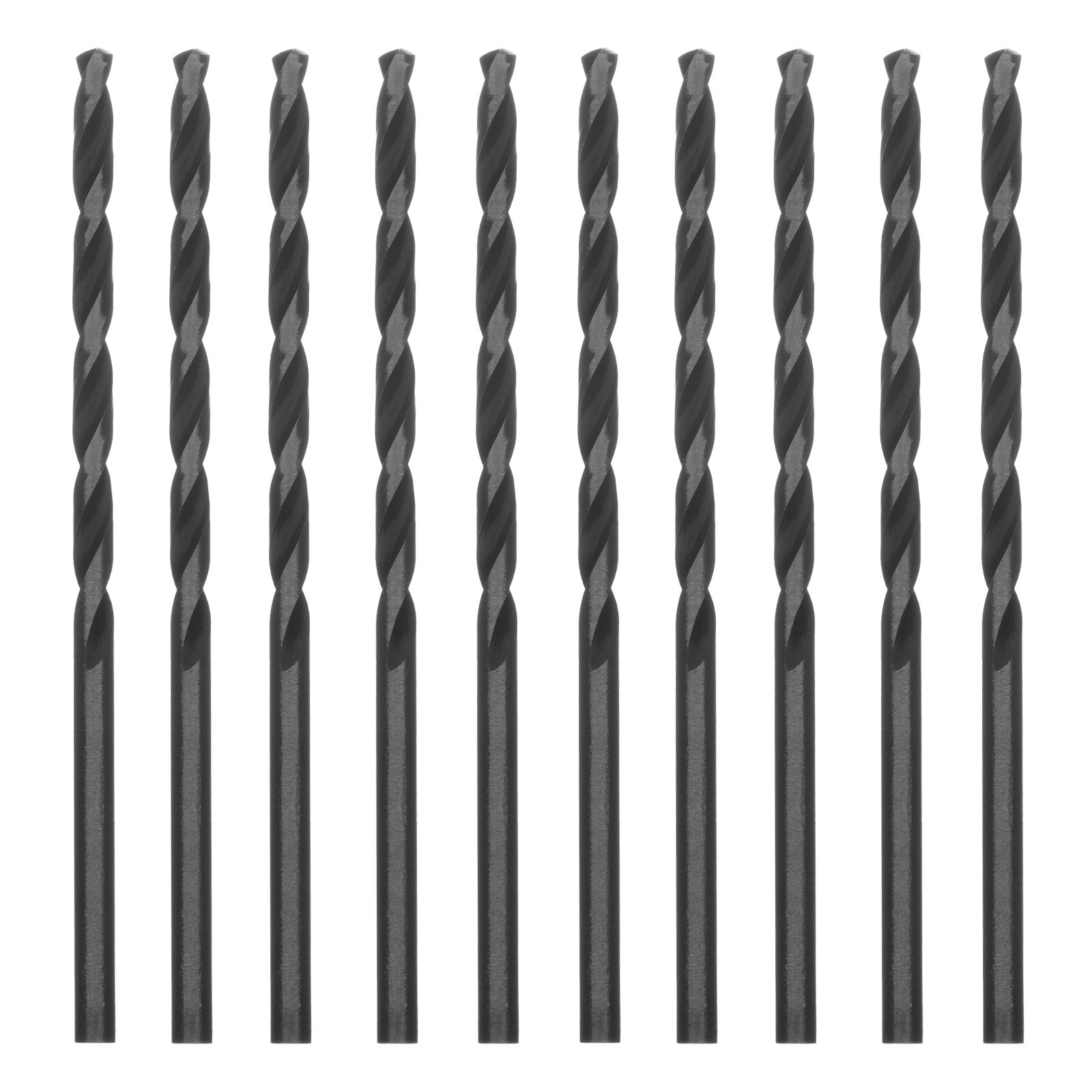 Сверло по металлу, 2.5 мм, быстрорежущая сталь, 10 шт, цилиндрический хвостовик Сибртех (72225)