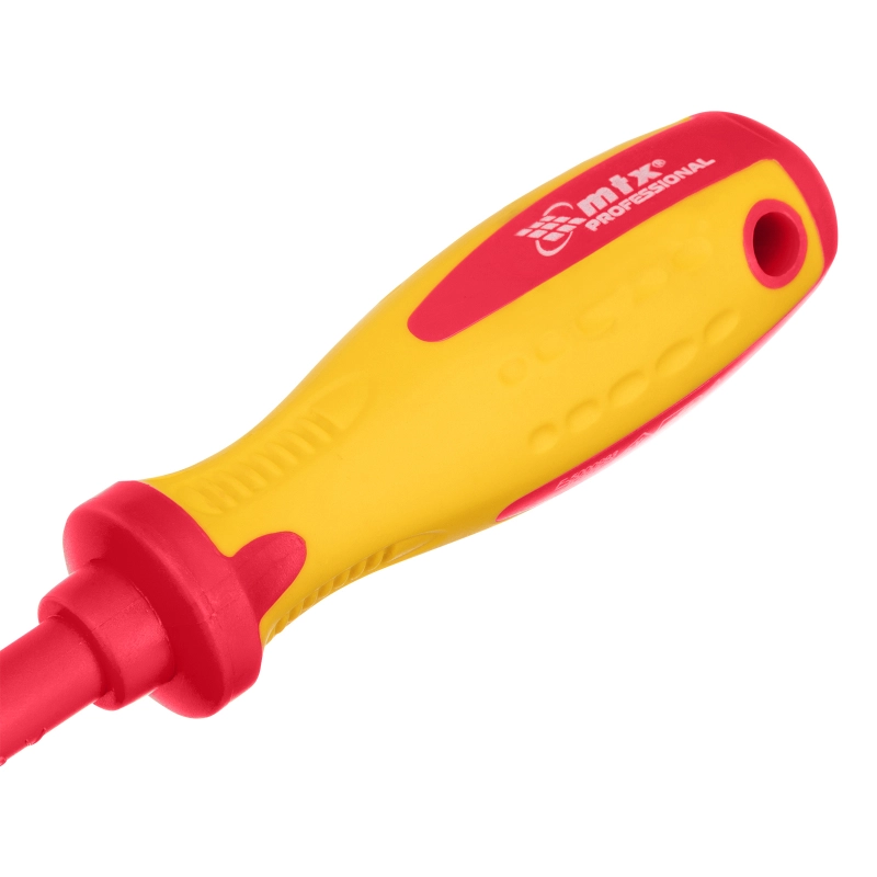 Отвертка Insulated, SL8 x 150 мм, CrMo, до 1000 В, двухкомпонентная рукоятка Matrix Professional (12922)