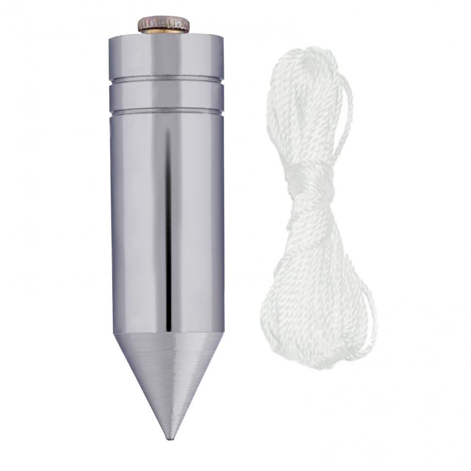 Отвес цилиндрический, 250 г, шнур 5 м Matrix (84887)