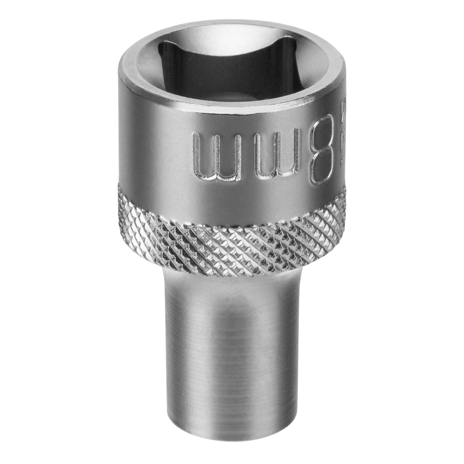 Головка торцевая, 8 мм, двенадцатигранная, CrV, под квадрат 1/2, хромированная Stels (13647)